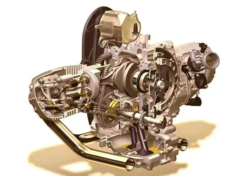 Μετάδοση ισχύος μοτοσικλετών και σύστημα μετατόπισης εργαλείων